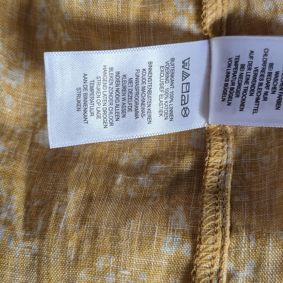 Cynthia Rowley Mustard Strapless Dress - Picture 9 of 10